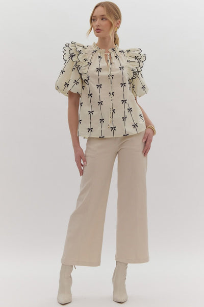 simply desirable bow top | natural