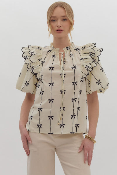 simply desirable bow top | natural