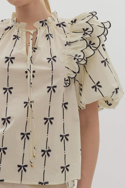 simply desirable bow top | natural