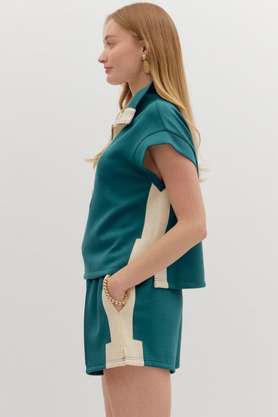onto better things scuba shorts | teal