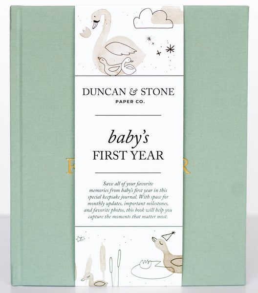 Baby's First Year Memory Book | Sky Blue