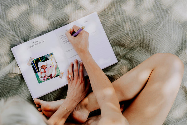 Baby's First Year Memory Book | Dusty Rose