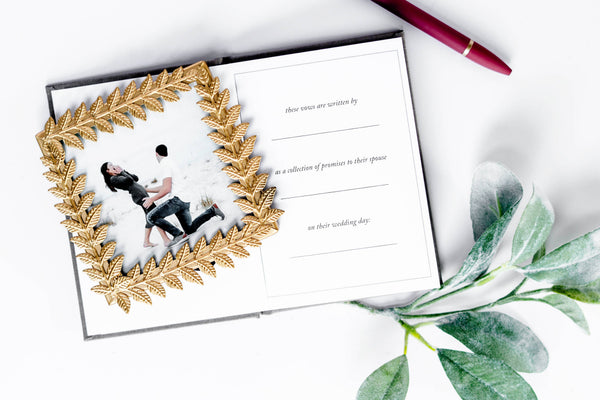 Wedding Vow Keepsake Books | Off White