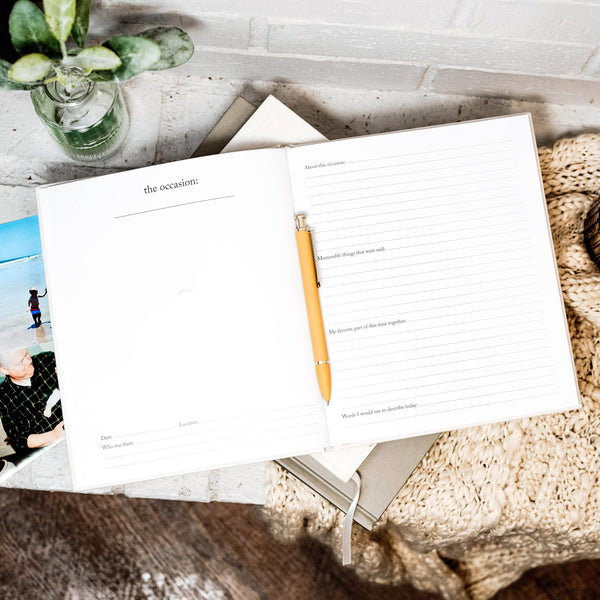 Grandparent Memory Book + Photo Album