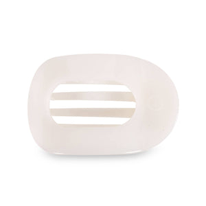 teleties flat clip, large | coconut white
