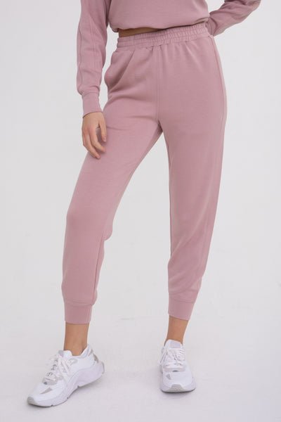 fight the feeling elevated joggers | rose