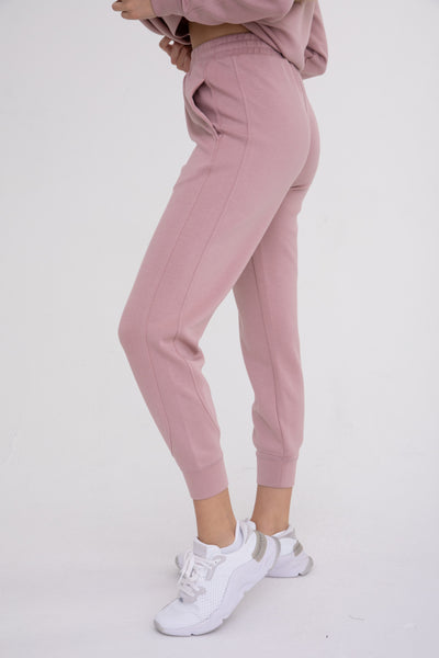 fight the feeling elevated joggers | rose