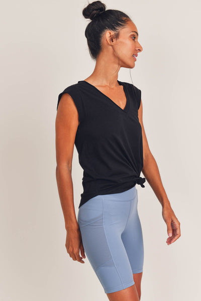 so it goes relaxed tank | black