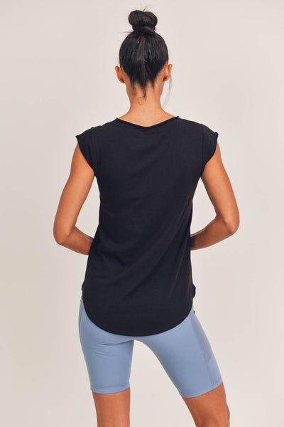 so it goes relaxed tank | black
