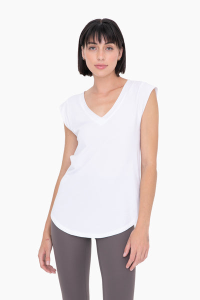 so it goes relaxed tank | white