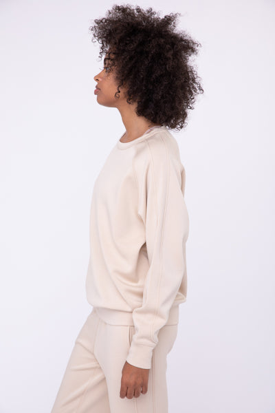 fight the feeling elevated pullover | natural