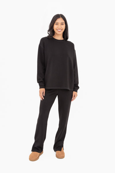 errands to run elevated pullover | black