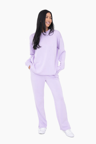 errands to run elevated pullover | lilac