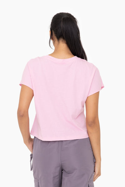 never forget this classic tee | pink