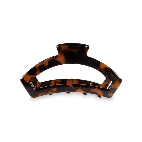 teleties open claw clip, medium | tortoise