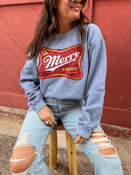 merry miller sweatshirt | heather grey