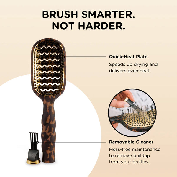 teleties vented hair brush!