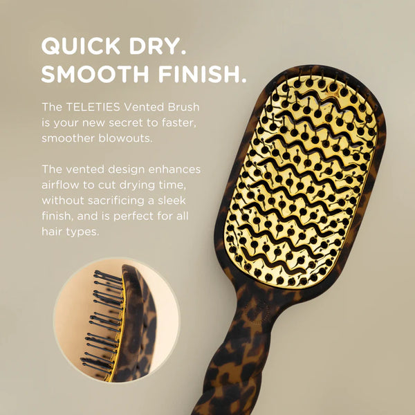 teleties vented hair brush!