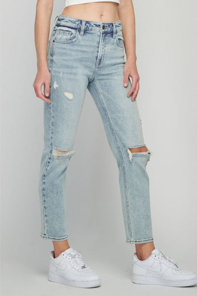 bailey high waist boyfriend jeans | vintage wash