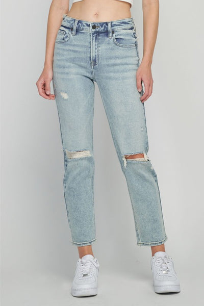 bailey high waist boyfriend jeans | vintage wash