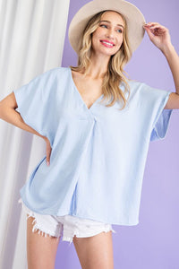 meant to be top | periwinkle
