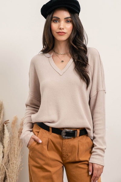 before you know it top | khaki