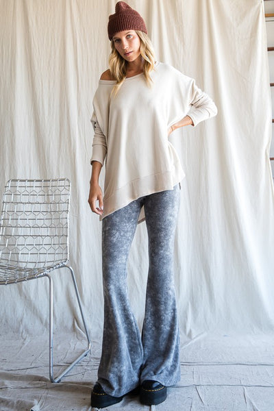 breaking the mold cashmere top | ivory