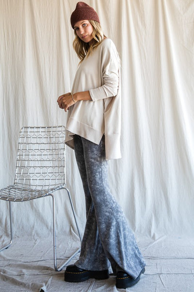 breaking the mold cashmere top | ivory