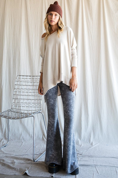 breaking the mold cashmere top | ivory