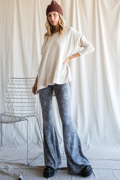 breaking the mold cashmere top | ivory