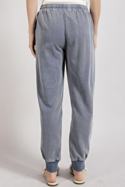 full of dreams mineral wash joggers | denim