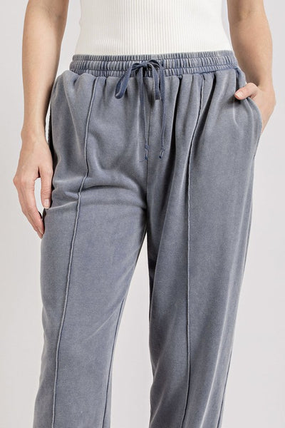 full of dreams mineral wash joggers | denim