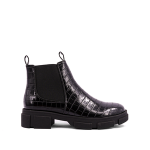 yohana boots | black croc
