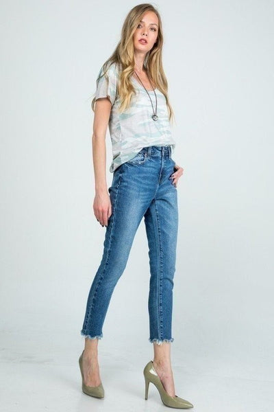 chelsea relaxed skinny jeans | medium wash