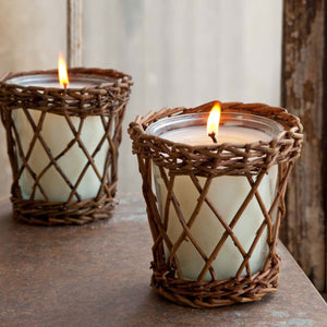 willow candle | tall cotton