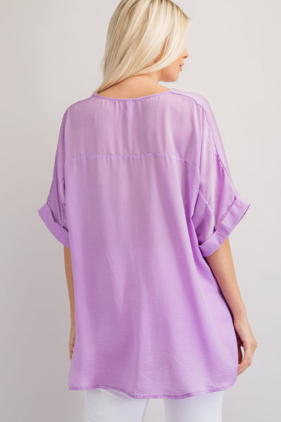 happiest here hi-low top | lavender