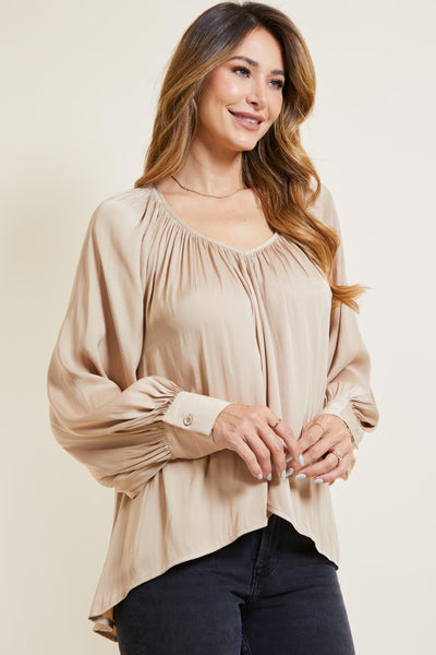 take in the magic top | taupe