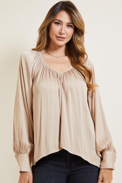 take in the magic top | taupe