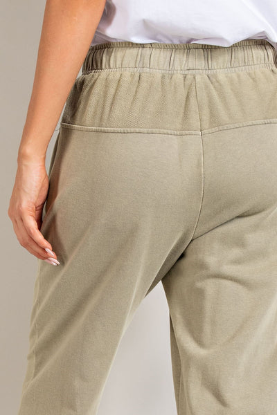 faded memory mineral wash joggers | ash olive