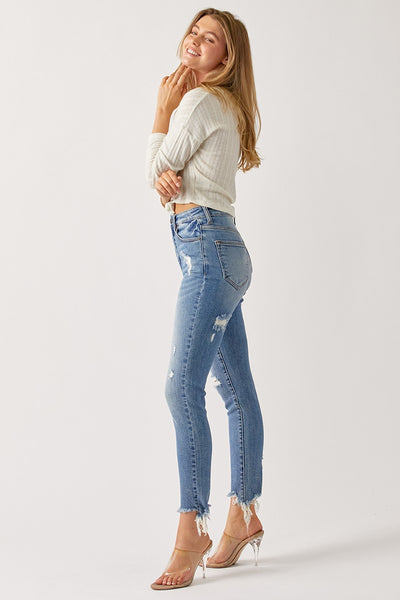 madeline relaxed fit skinny jeans | medium