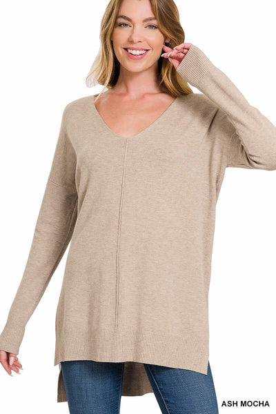 keeping it simple sweater | ash mocha