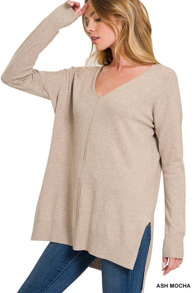 keeping it simple sweater | ash mocha