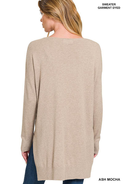 keeping it simple sweater | ash mocha