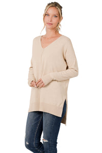 the perfect choice sweater | heather beige