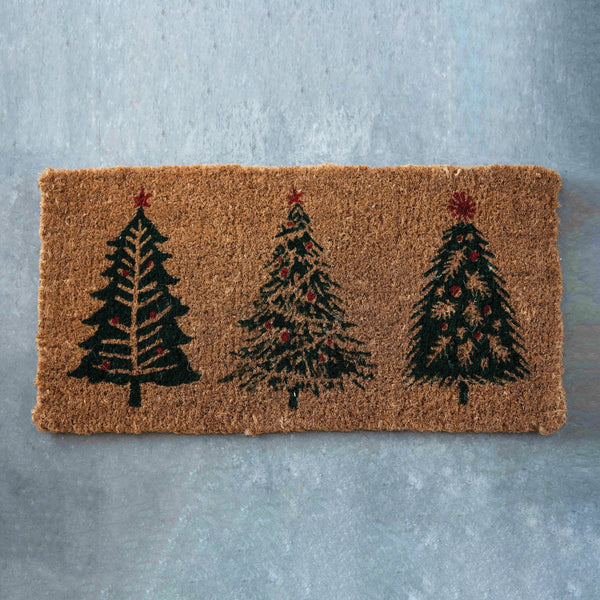 doormat | christmas trees