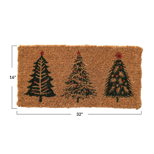 doormat | christmas trees
