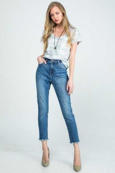 chelsea relaxed skinny jeans | medium wash