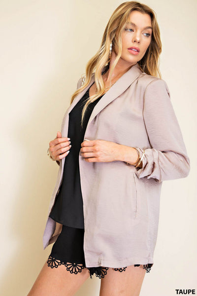 rare edition lightweight blazer | taupe