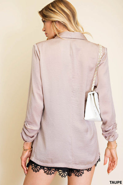 rare edition lightweight blazer | taupe
