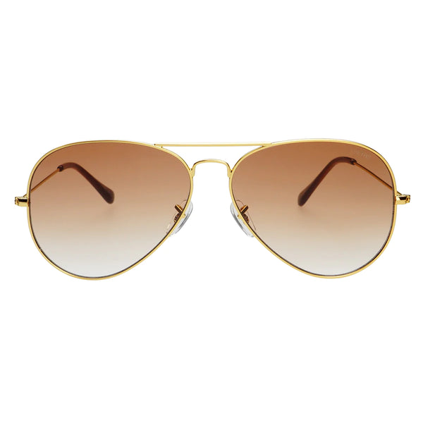 morgan in gold + brown | by freyrs eyewear